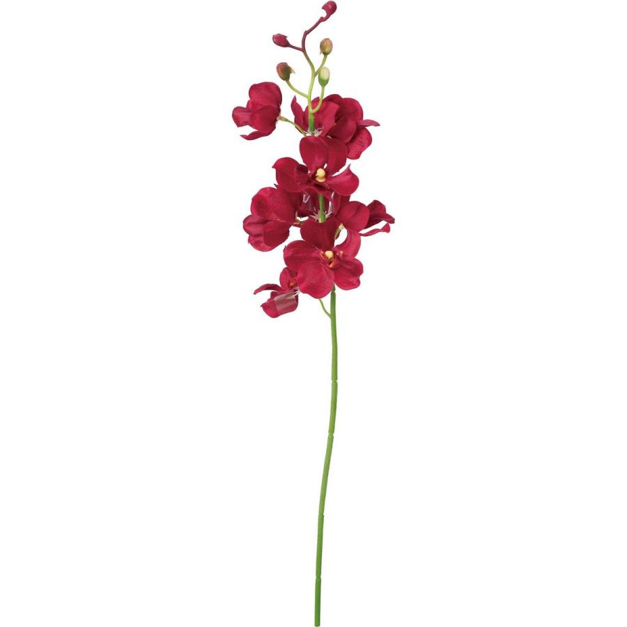造花 YDM モカラ レッド FA-7485R 花材「ら行」 ラン 蘭 オーキッド