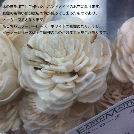 ハンドメイドフラワー 大地農園 ソーラーローズ 小 10本 白 32081-010