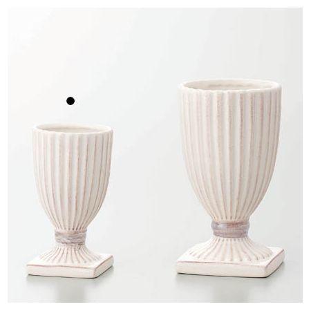 クレイ femi-cla WHITE 120-228-100 花器 花瓶 陶器花器 : はなどんや