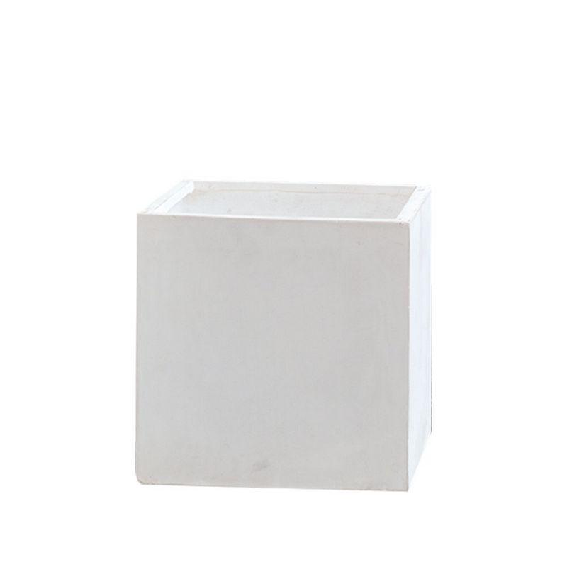 直送 クレイ TERRA-MENT_Cube 52 WHITE 910-104-101 植木鉢 おしゃれ ガーデニング 園芸用品 フラワーポット グラスファイバー鉢