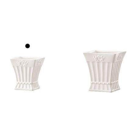 クレイ Petit blanc WHITE 344-180-100 花器 花瓶 陶器花器 : はなどん