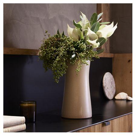 クレイ naturalite＿15φ30H NATURAL BROWN 177-888-211 花器