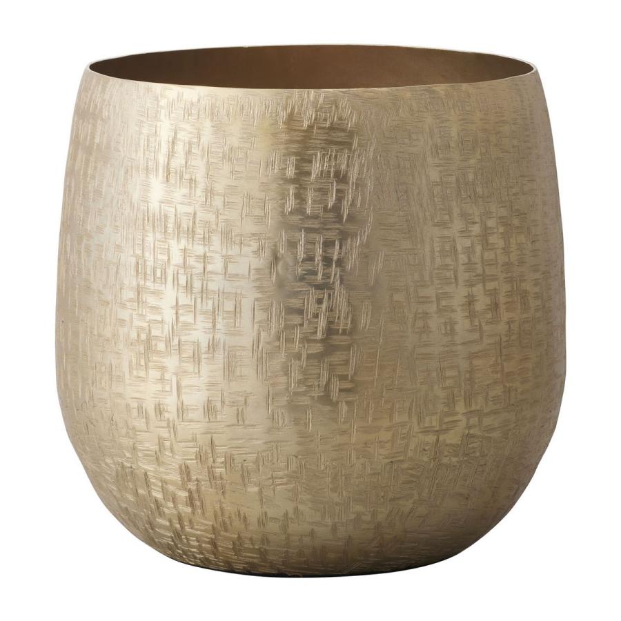 クレイ Aluminium Pot＿28φ27H GOLD 570-012-902 花器