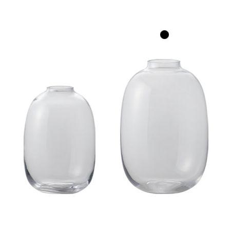 クレイ　インテリアグラスシルバーボール　花器 クレイ Ballon＿21φ31H CLEAR 777-852-000 花器 花瓶 ガラス