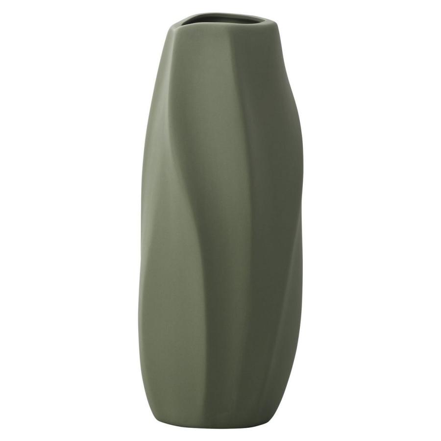 クレイ espiral_12.5L10.5W30H HERBAL GREEN 171-883-421 花器 花瓶