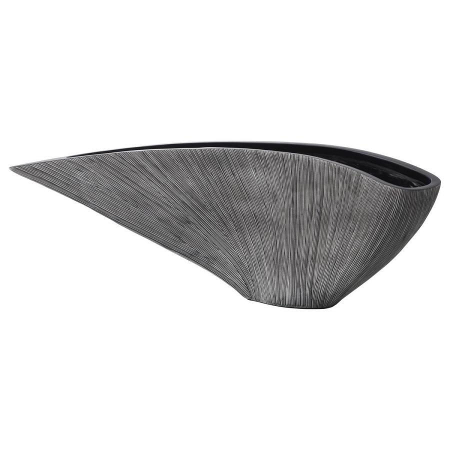 クレイ tranche_78L21W27H DARK GRAY 820-812-812 花器 花瓶