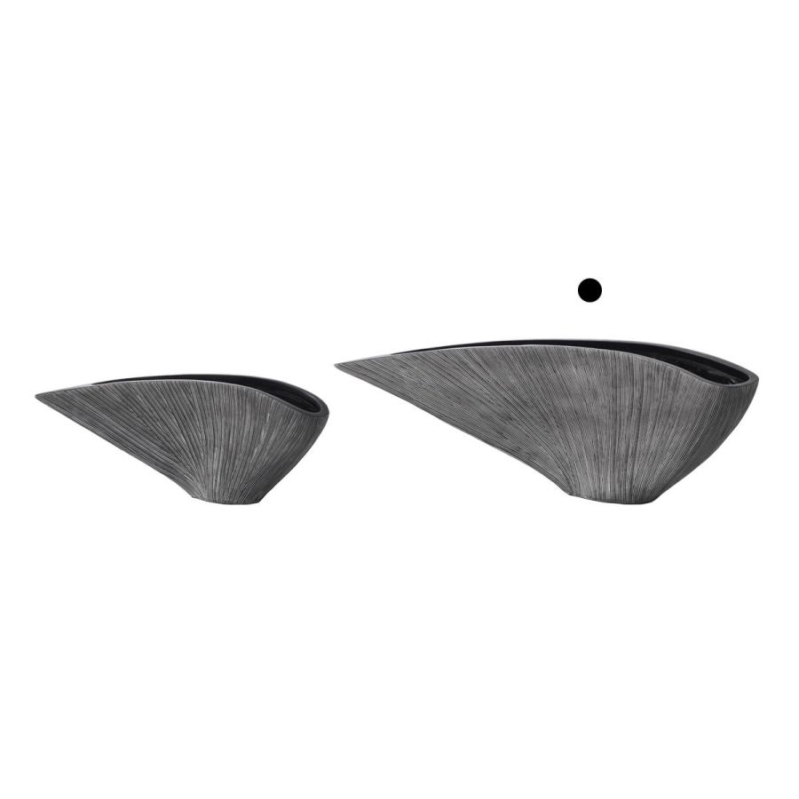クレイ tranche_78L21W27H DARK GRAY 820-812-812 花器 花瓶