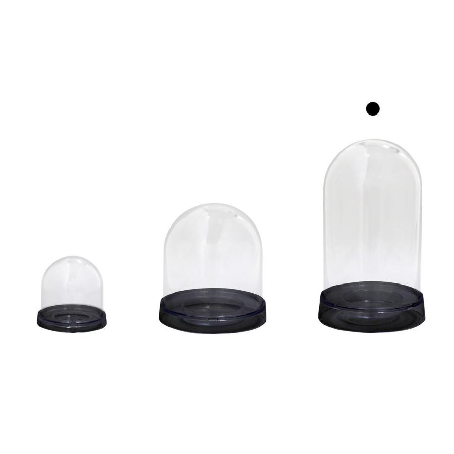 クレイ Aero Dome_13φ20H BLACK 817-003-800 花器 花瓶 ドーム、ガラス