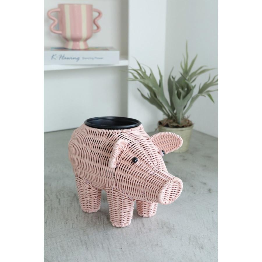 日限定07 コベントガーデン neulo ピッグ バスケットプランター LK-03