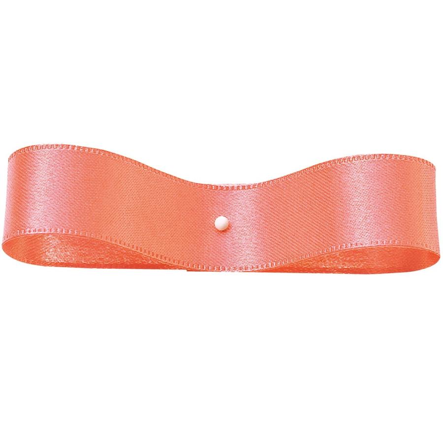 【新品未使用】FREITAG RIBBON リボン サーモンピンク系？ 東京リボン DSサテン 3mm×60m 10 サーモンピンク 28801-10 サテン