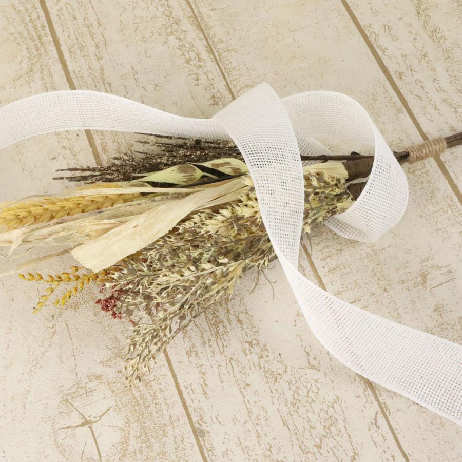 東京リボン リネン メッシュ 40x5M ＃001 36-47467-1 デザイン