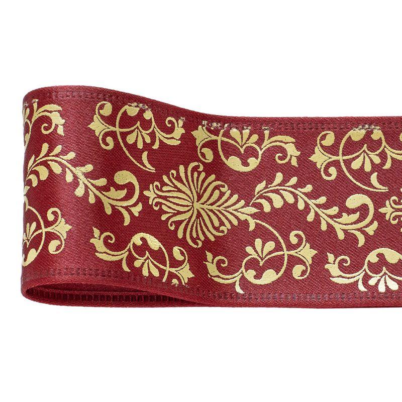 まりの様 リボンのみ 青山リボン メタリックダマスク 40×7 #486 3065-486 シーズナル