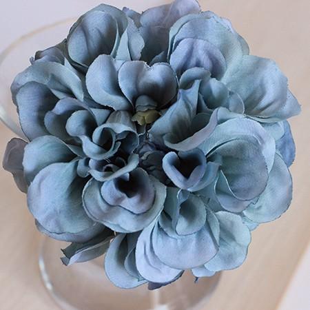 お買得 即日 造花 アスカ ダリアピック ライトブルー A 19 造花 花材 た
