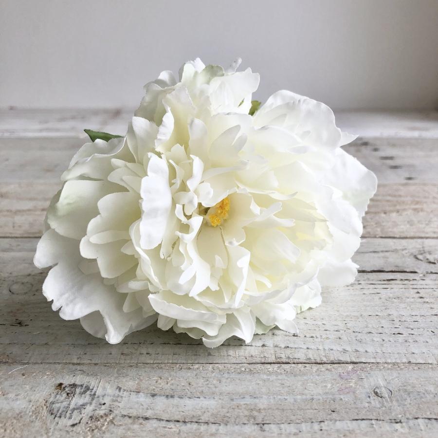 造花 アスカ ピオニーピック ホワイト A-31454-1 花材「さ行