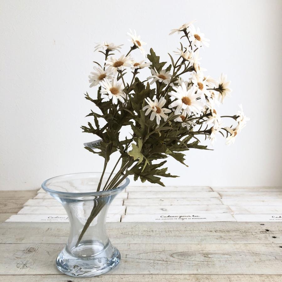 造花 アスカ マーガレットブッシュ×27 クリ−ムホワイト A-33165-011