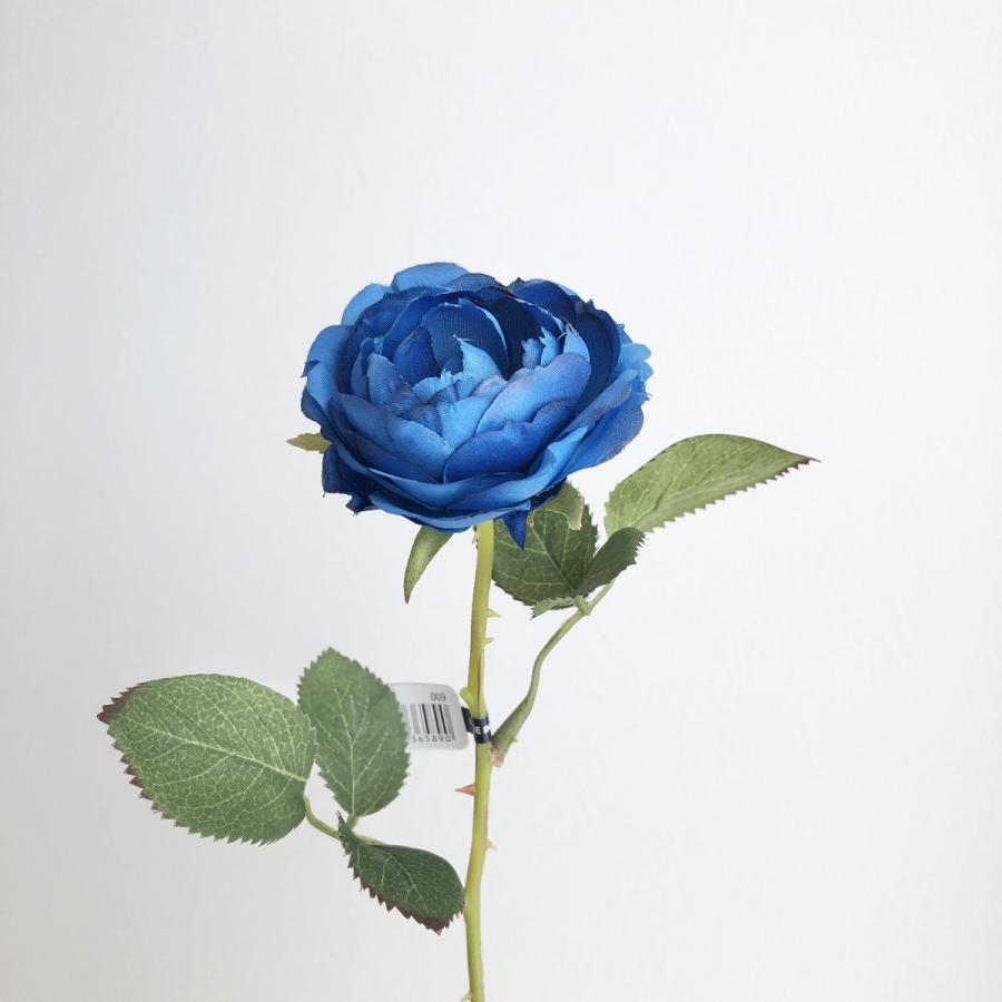 造花 アスカ ローズ ブルー A-32369-9 花材「は行」 バラ : はなどんや