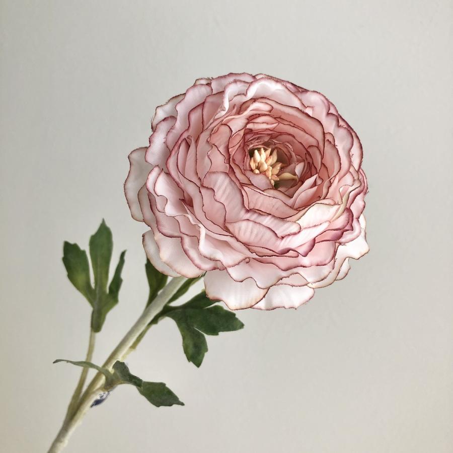 造花 アスカ ラナンキュラス ピンクホワイト A-31841-3W 花材「ら行