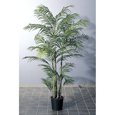 直送 人工観葉植物 アスカ アレカパーム Ｓ 　 ポット付 　グリ−ン A-56009-051A※返品代引不可