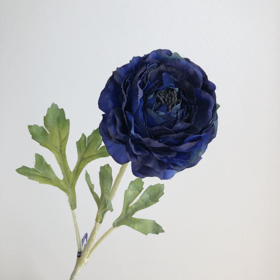 造花 アスカ ラナンキュラス ダークブルー A-33089-009D 花材「ら行