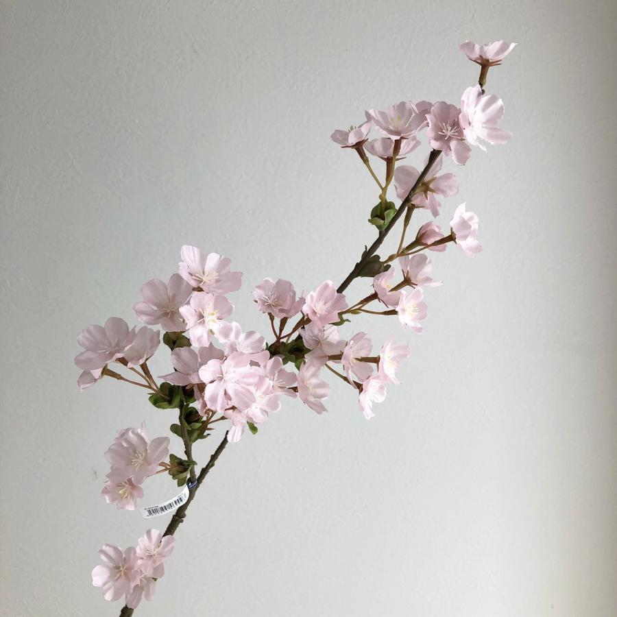 造花 アスカ 桜ブランチ×47 つぼみ×6 ＃003 ピンク A-33739-003 花材