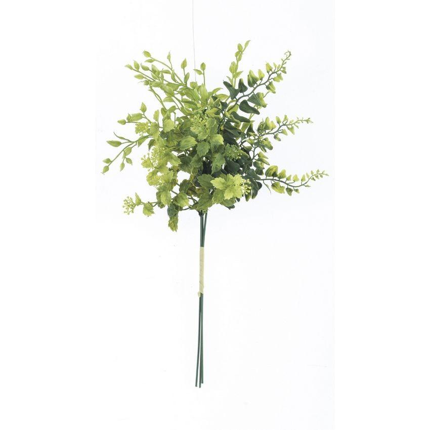 造花 アスカ ミックスリーフバンチ ＃053A クリームグリーン 造花葉物 その他の造花グリーン 国産品 A-43211-053A フェイクグリーン 高品質