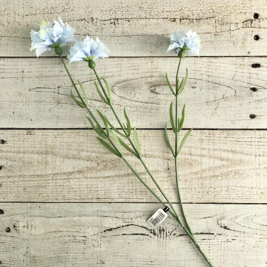 造花 アスカ コーンフラワー×3 #019 ライトブルー A-33907-19