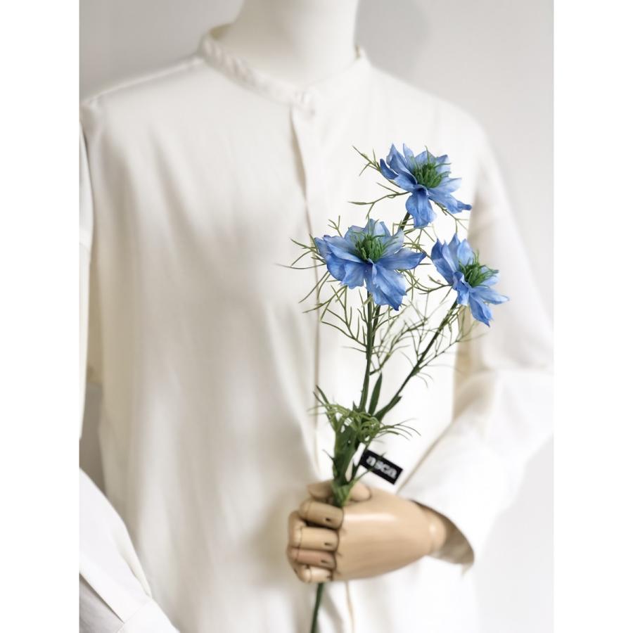 造花 アスカ ニゲラ×3 #009G ブルーグリーン A-33921-9G 花材「な行