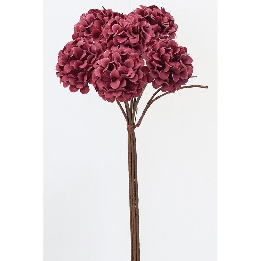 造花 アスカ ポンポンダリアバンチ 1束6本 バーガンディ A 015 造花 花材 た行 ダリア 051 はなどんやアソシエ 通販 Yahoo ショッピング