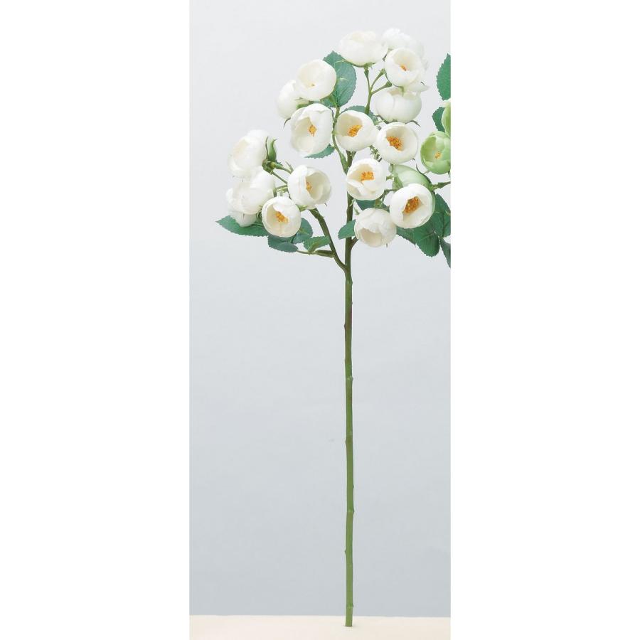 造花 アスカ ローズ×18 ホワイト A-33914-1 造花 花材「は行」 バラ