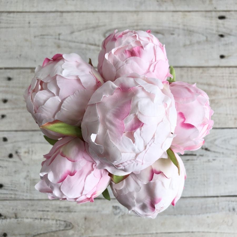 ✿おしゃれなアンティークピンク　ピオニーナチュラルブーケ （造花）新品　未使用品 造花 アスカ ピオニーブーケ ピンク A-34599-3 花材「さ行