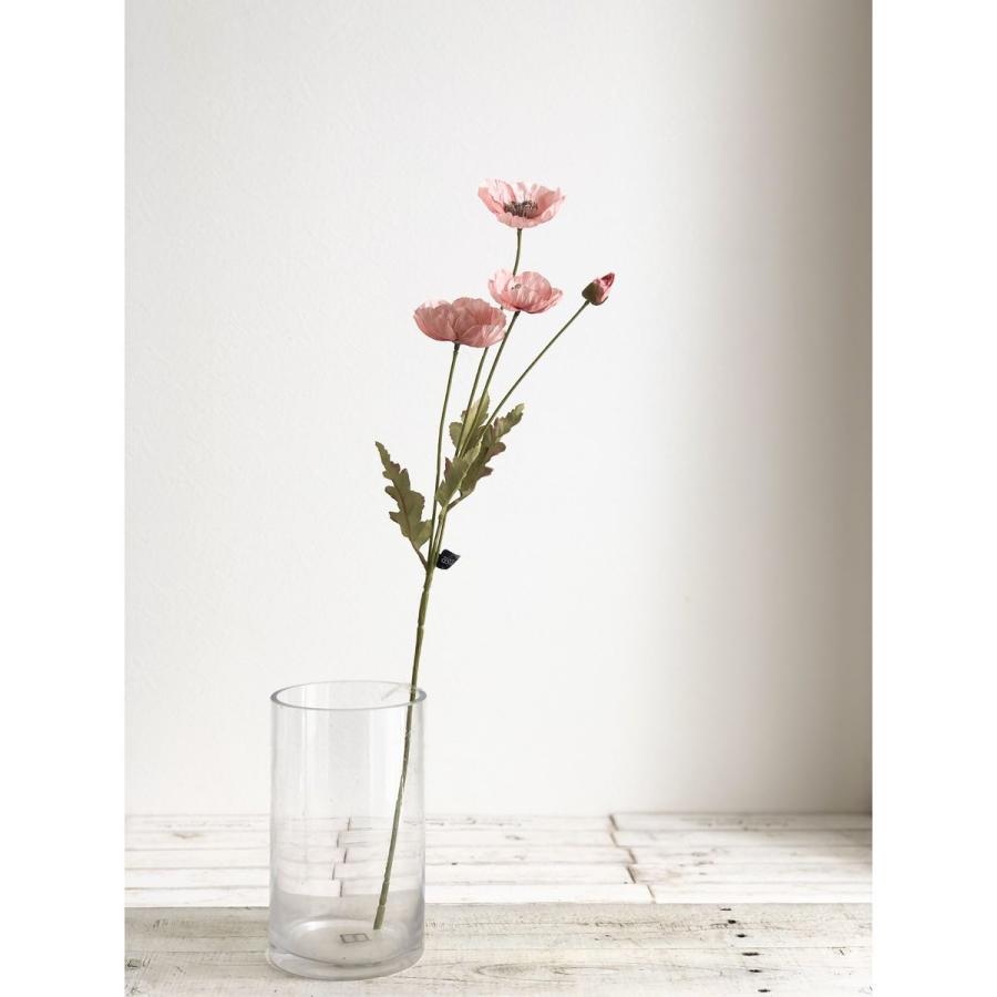 造花 アスカ ポピー×3 つぼみ×1 #023 ダスティピンク A-34641-23 花材
