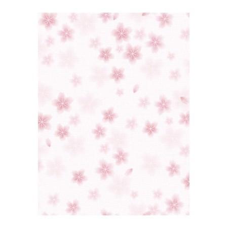 ササガワ 荷拵え紙 和ごころ桜 全判 50枚 49-2510 ラッピングペーパー 荷拵え紙  荷拵え紙 平判 ラッピング用品-包装紙-文具、ステーショナリー
