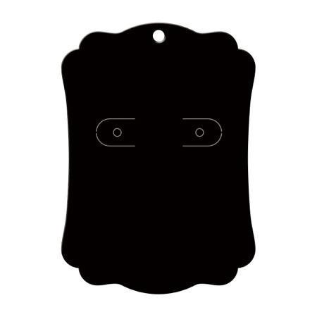 original works ピアス台紙 ブラック L 20枚 19-2600 5冊 ラッピング 