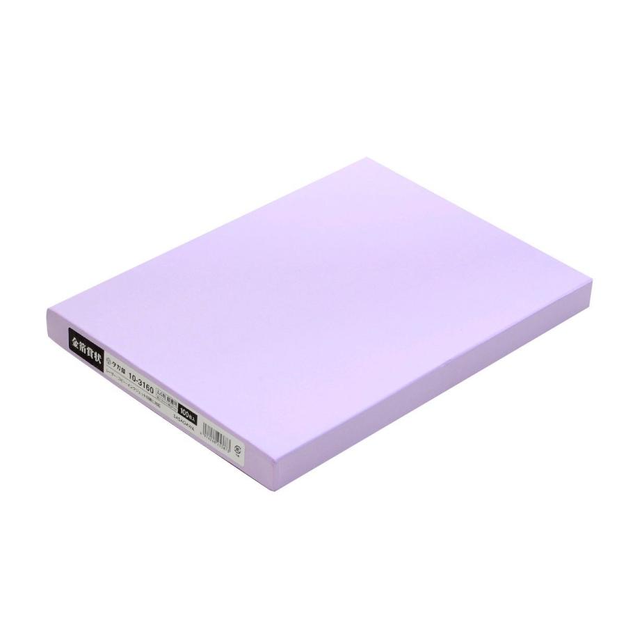 ササガワ タカ印　金箔賞状用紙 A4判 縦書用 白 100P 100枚 10-3160 店舗ディスプレイ 店内装飾 雑貨 文房具_3