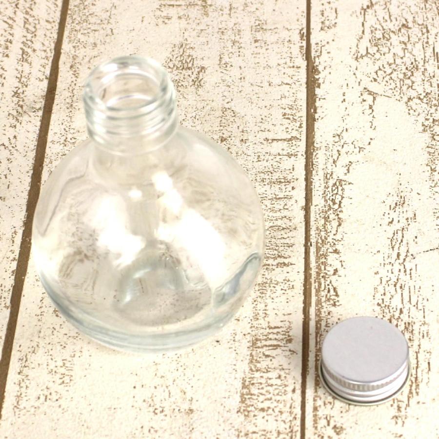 日限定07 ハーバリウム瓶 フラスコ 180ml アルミキャップ付