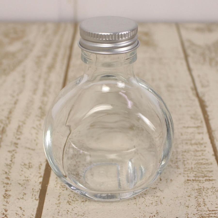 日限定10 ハーバリウム瓶 フラット 100ml アルミキャップ付 日限定10 ハーバリウム瓶 フラット 100ml アルミキャップ付