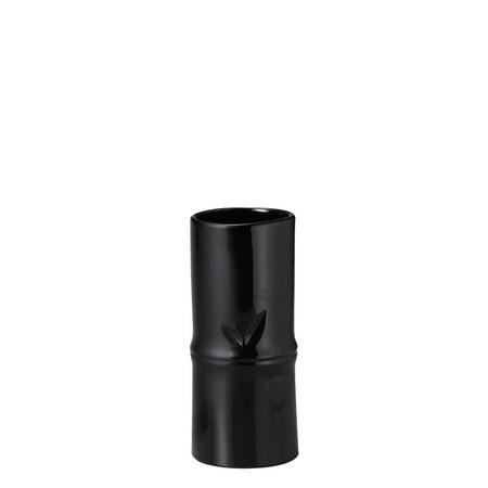 ビンテージ バンブー フラワーベース 天然素材 花器 GREENHOUSE バンブーフラワーベースS ブラック 019-C-BK 花器 花瓶