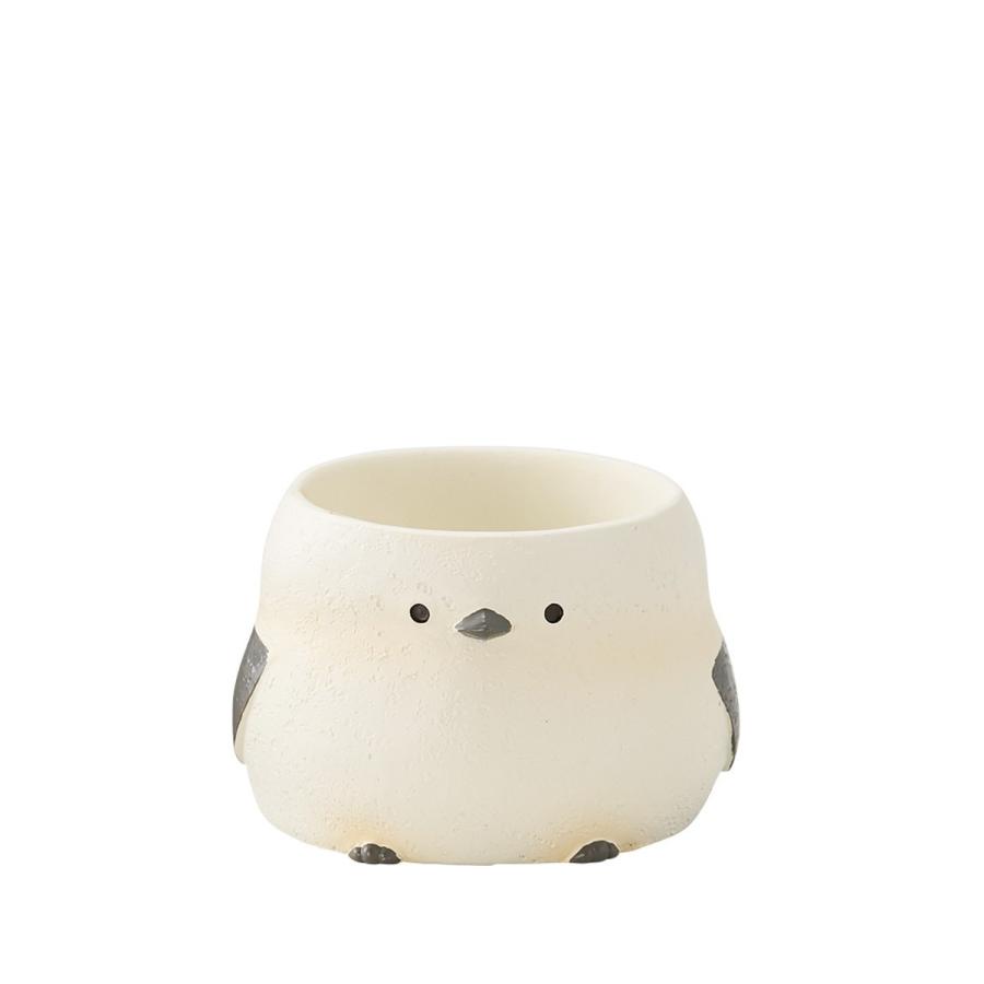 GREENHOUSE リトルレジンポット シマエナガ 5150 花器 花瓶 ポリレジン