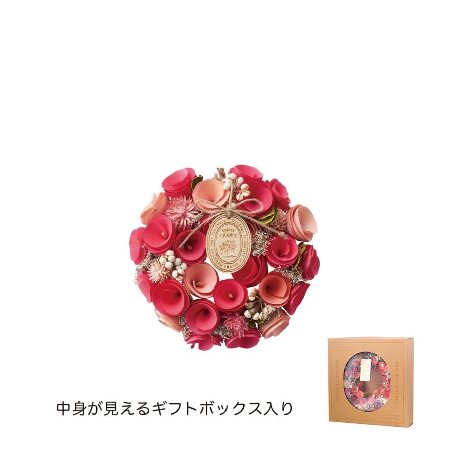 ドライ GREENHOUSE ワンカラーリース SS ピンク 5237-D-PK フラワー