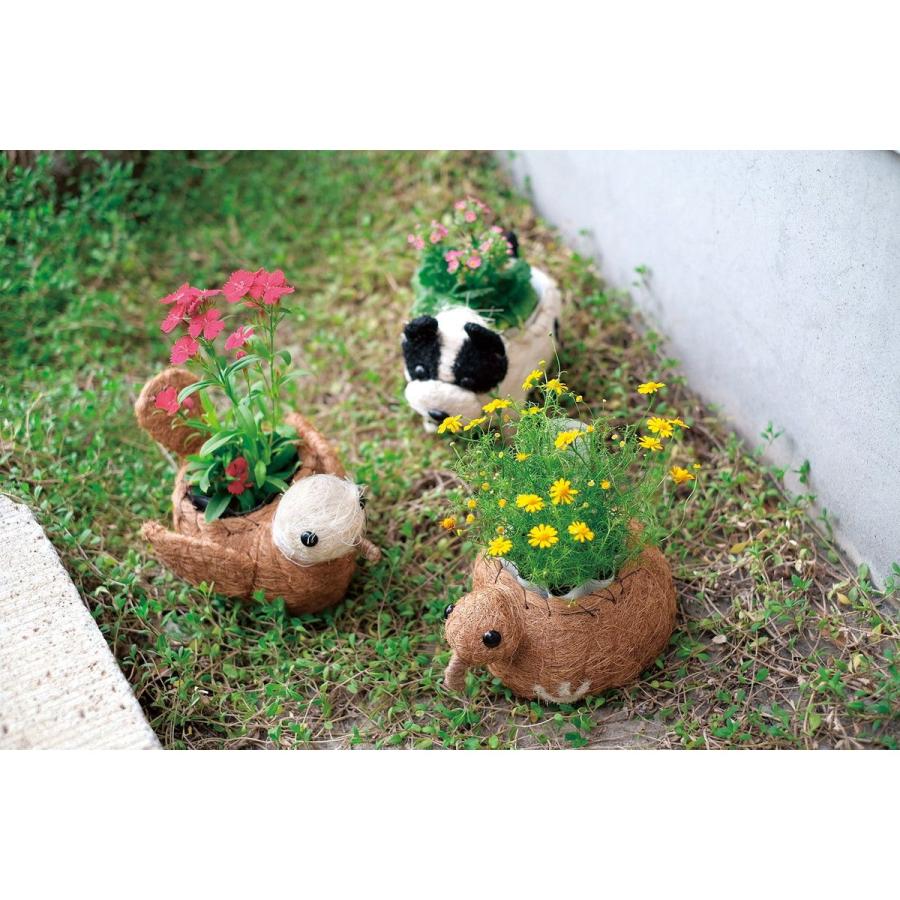 GREENHOUSE ひだまりアニマルポット キウイ 5393 植木鉢 おしゃれ