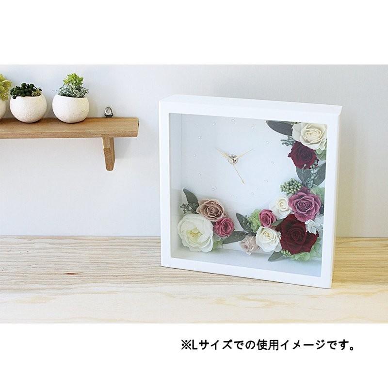 日限定07 OrangeDeco 木製スタイルクロック 長方形 L FC-645 花器 花瓶 花時計 クロックフレームの画像