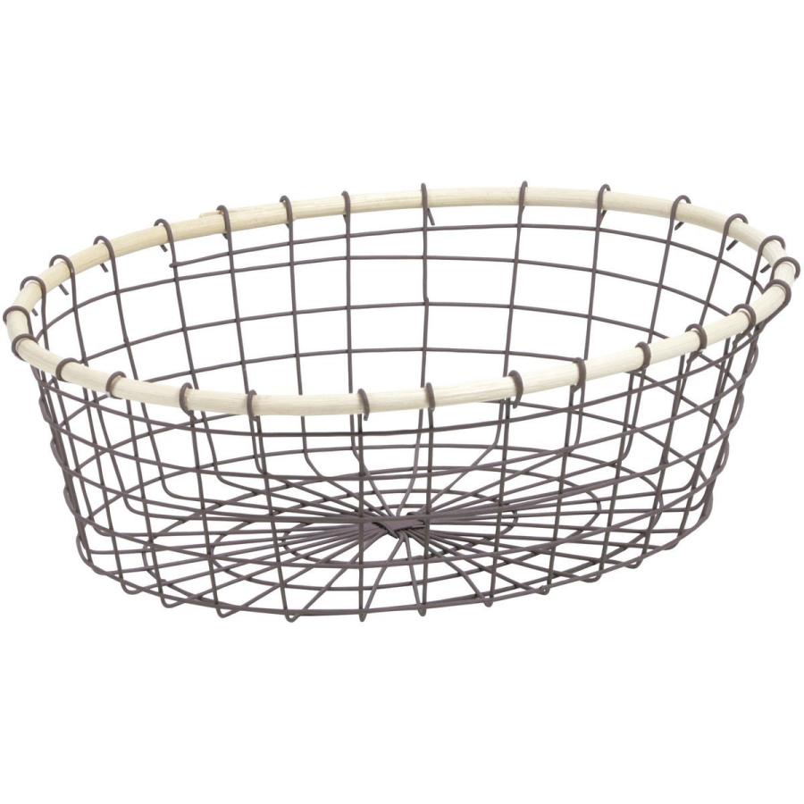 日限定07 SG Wonder zone Vワイヤー＆ラタン 小判バスケットL 558