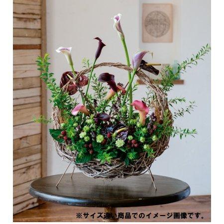 NatureDesigns 自立バッグリース 17cm N ホワイトペイント有り 45417