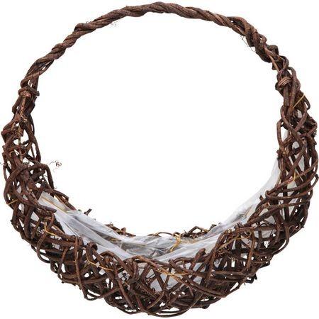 Naturedesigns バッグリース30ｃｍ ブラウン リース土台 つる Enish E Designweb Jp