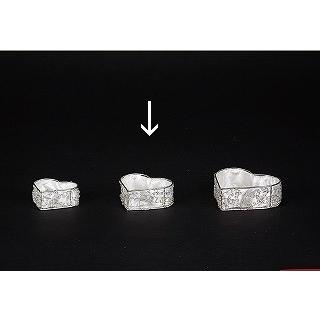 大橋新治商店 プラチナワイヤーハート中 10-794 10個 花器 花瓶