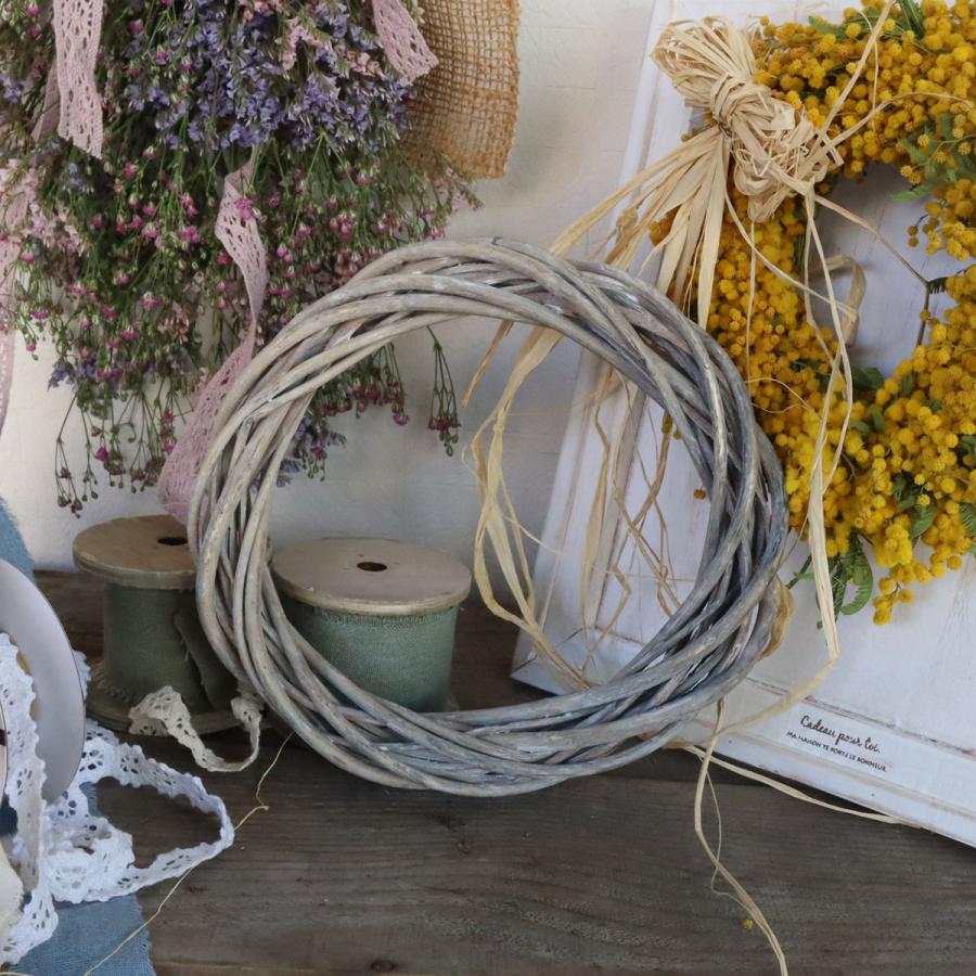 大橋新治商店 柳リースφ20 11-262 リース土台 ベース つる 天然素材