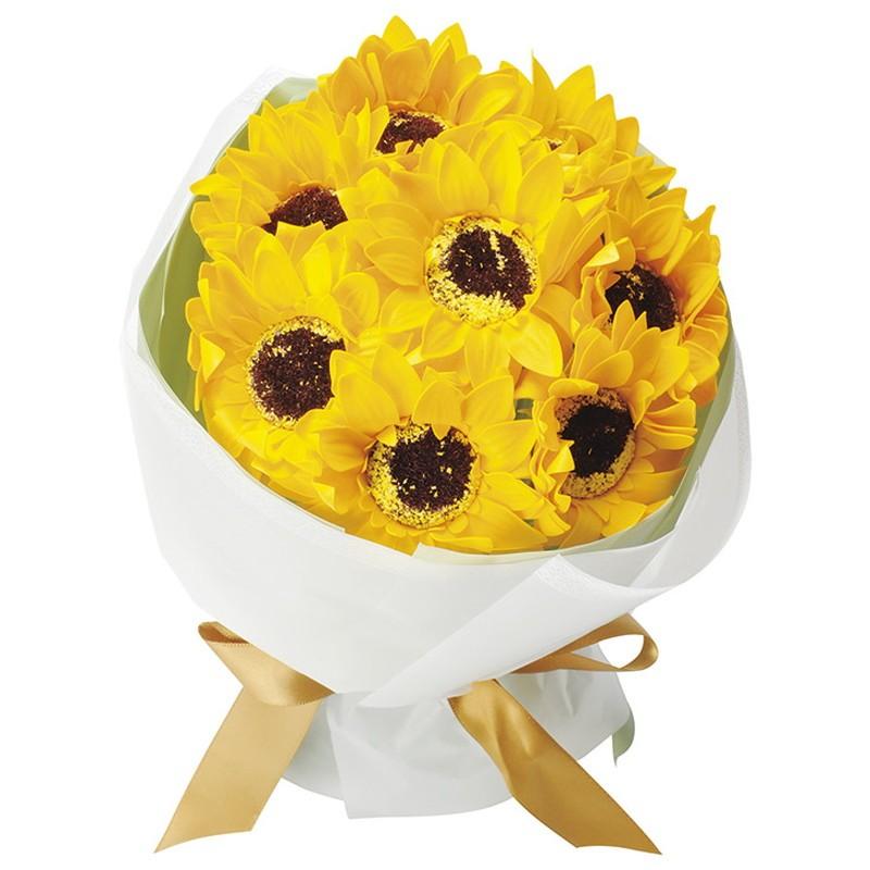 ソープフラワー 松野ホビー シャボンブーケ ひまわり Gm3591 15個 フレグランスソープフラワー ソープフラワー完成品 正規取扱店