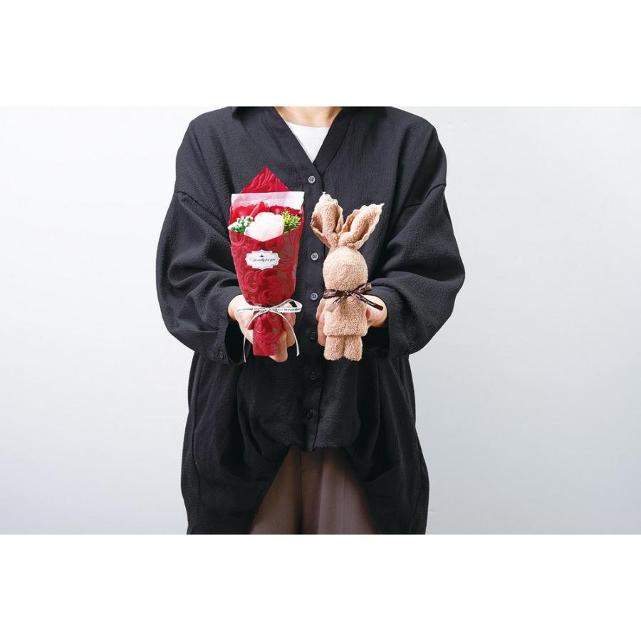 ソープフラワー 松野ホビー ウサギタオル＆シャボンフラワーセット
