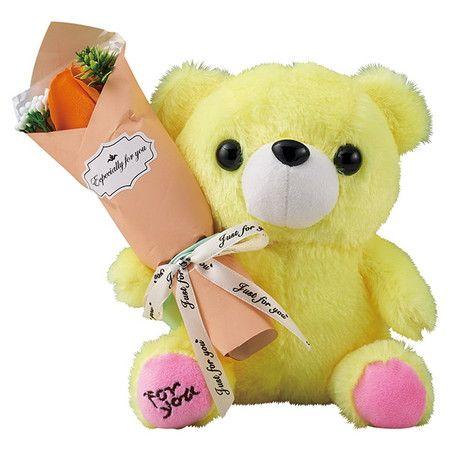 ソープフラワー 松野ホビー 1輪抱っこベアー イエロー GM-5743 ソープ