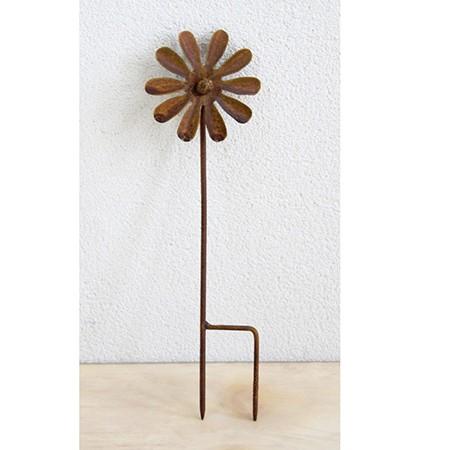 日限定07 村田屋産業 ミニガーデンフラワースティック 4653 2個 園芸用品 ガーデニング雑貨 オーナメント アイアン ブリキ（Yahoo!・はなどんやアソシエ）